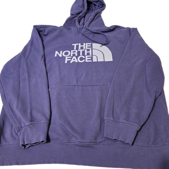 The North Face Men's Half Dome Logo Hoodie Purple Size XXL - Picture 2 of 5